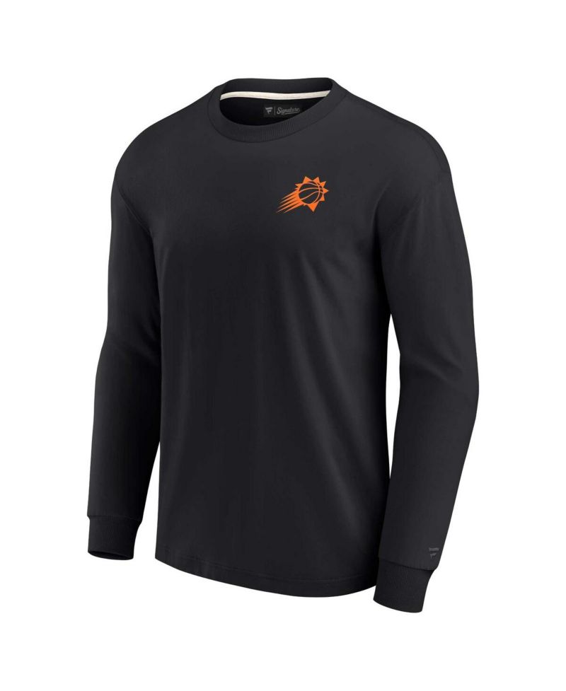 Men's and Women's Signature Black Phoenix Suns Super Soft Long Sleeve T-shirt