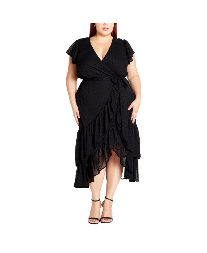 Women's Midi Frill Dee Tiered Dress