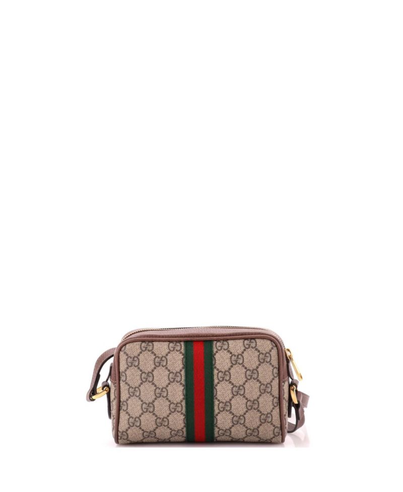 Mini Ophidia Shoulder Bag GG Coated Canvas