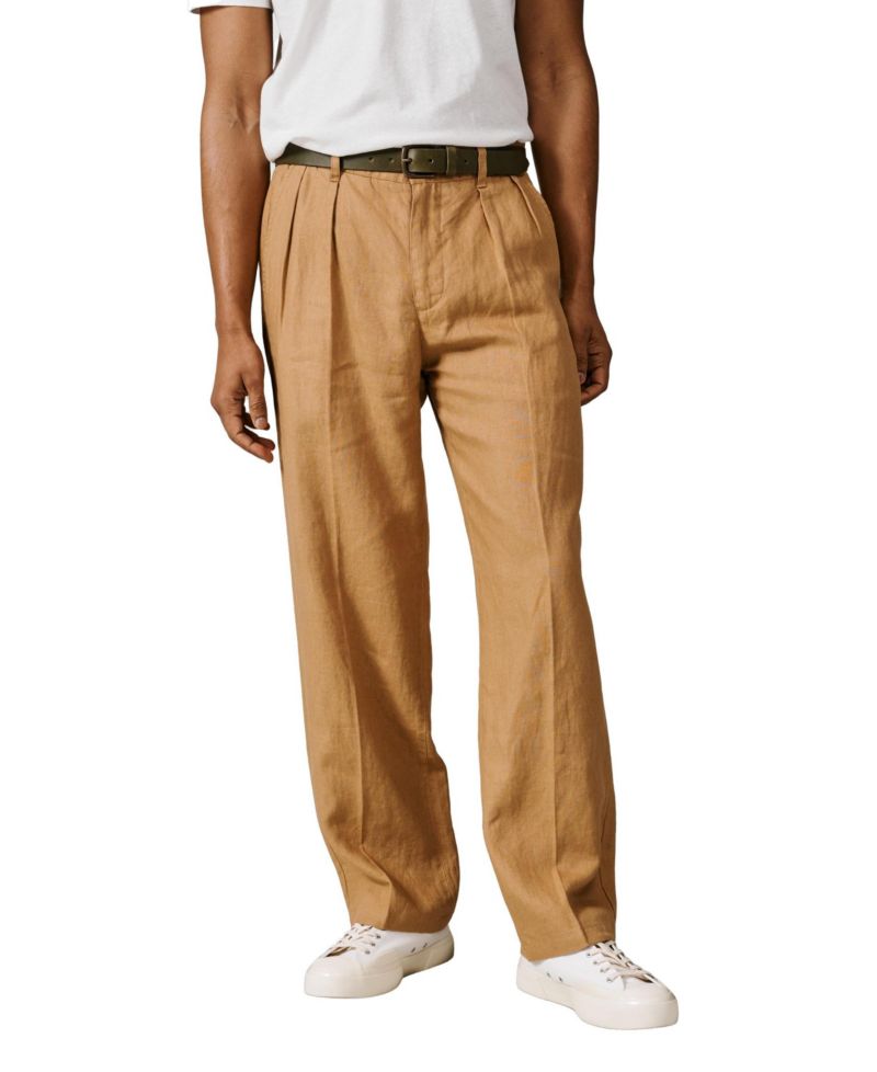 Men's Belvedere Relaxed Linen Trouser