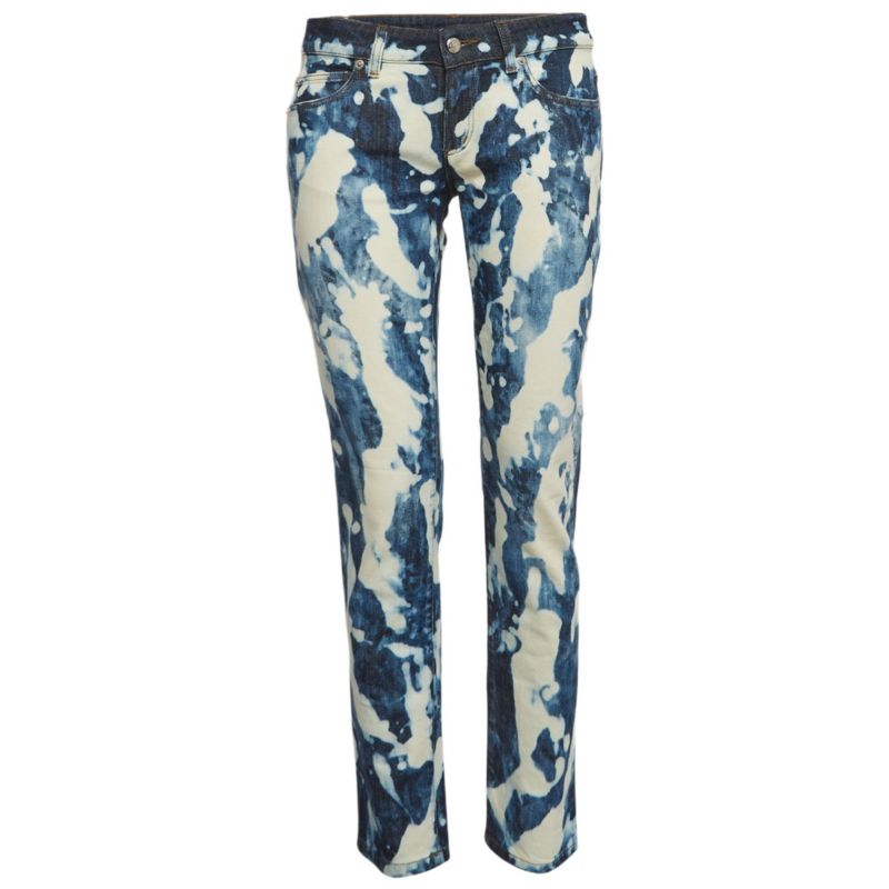 Women's Bleached Effect Denim Jeans