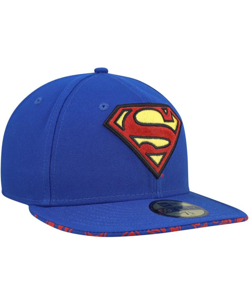 Men's Blue Superman 59FIFTY Fitted Hat