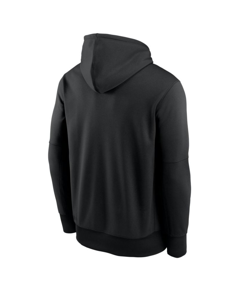 Men's Black Pittsburgh Steelers Toss Sweep Therma-FIT Hoodie
