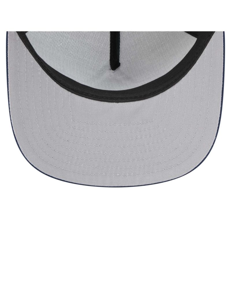 Men's White/Navy Dallas Cowboys Distressed 9FIFTY A-Frame Snapback Hat