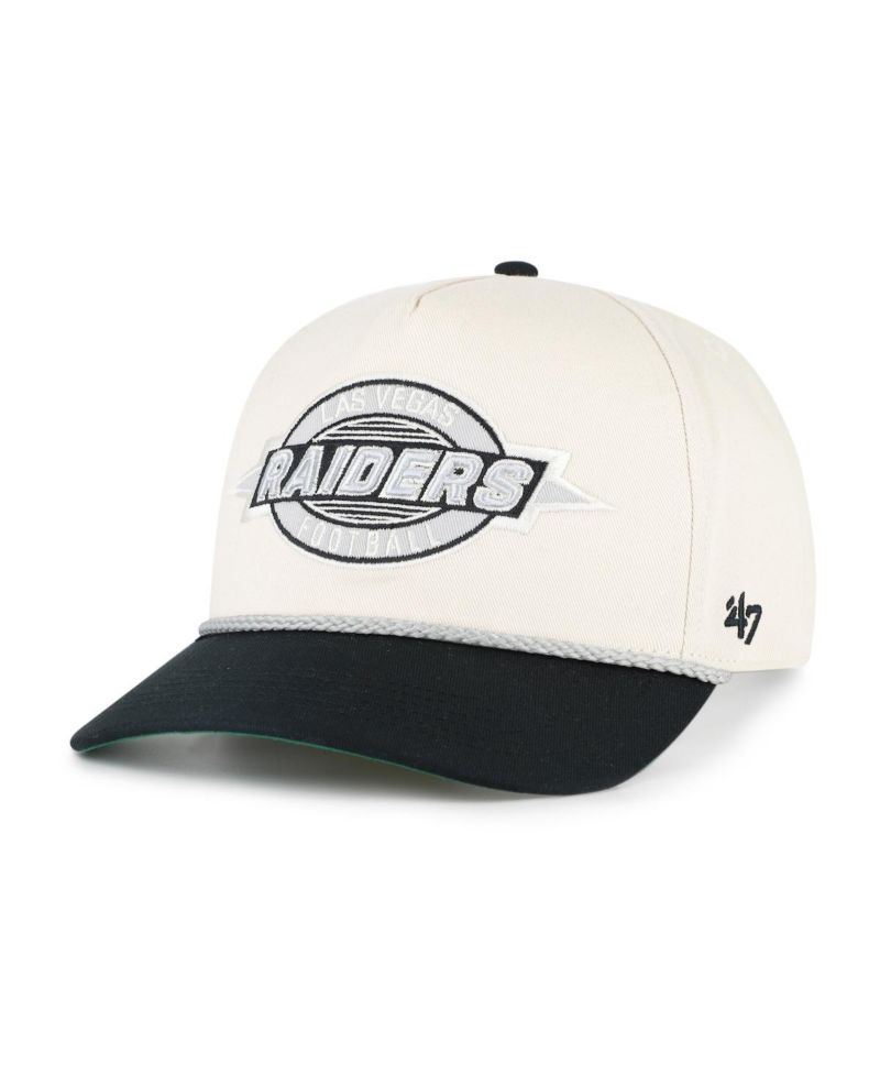 Men's Natural Las Vegas Raiders Frame Out Two Tone Hitch Adjustable Hat