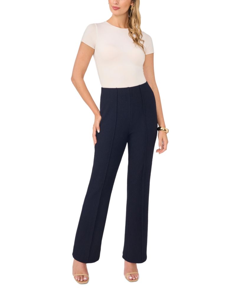 Women's High-Waisted Kick-Flare Pull-On Pants