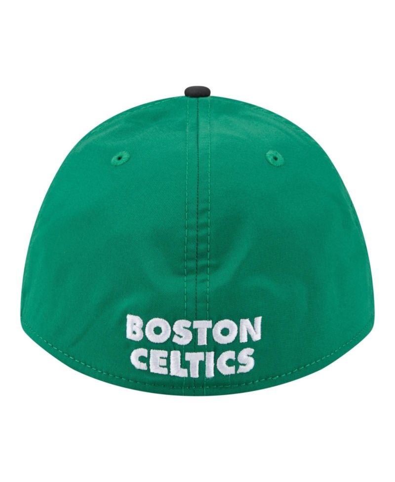 Men's Kelly Green/Black Boston Celtics Rope Two-Tone M-Crown A-Frame 39THIRTY Flex Hat