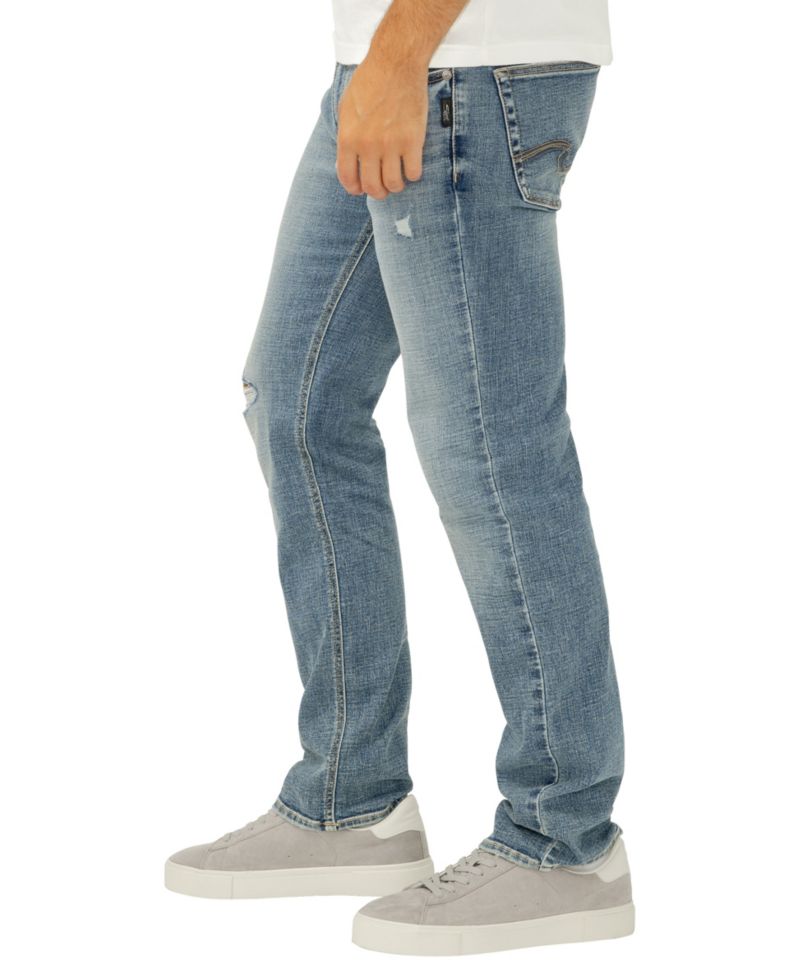 Men's Allan Slim-Fit Straight-Leg Luxe Heritage Jeans