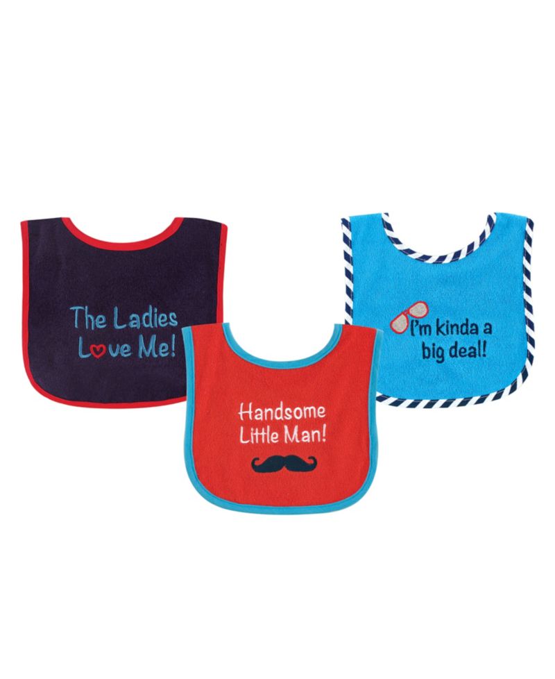 Three-Count Absorbent & Waterproof Bibs