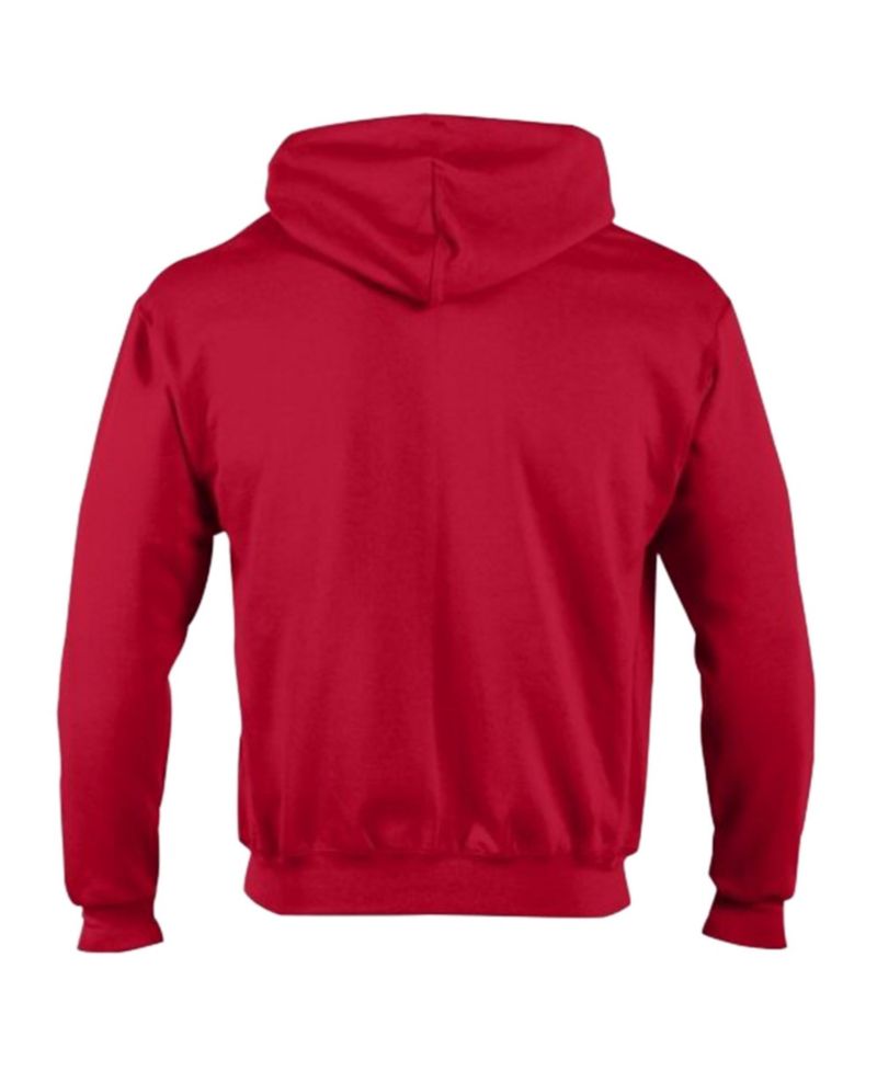 Men's Red New England Patriots Powerblend Fleece Full-Zip Hoodie