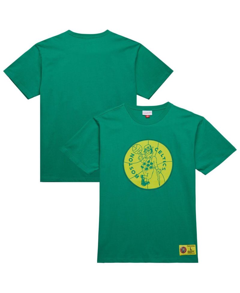 Men's Kelly Green Boston Celtics Hardwood Classics Neon Nights Premium T-Shirt