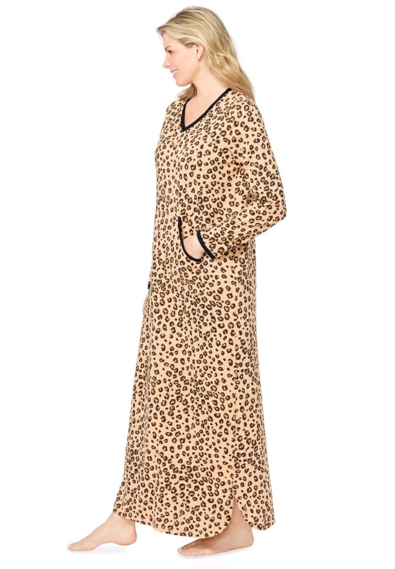 Women's Dreams and Co. Long Printed Sleep Shirt
