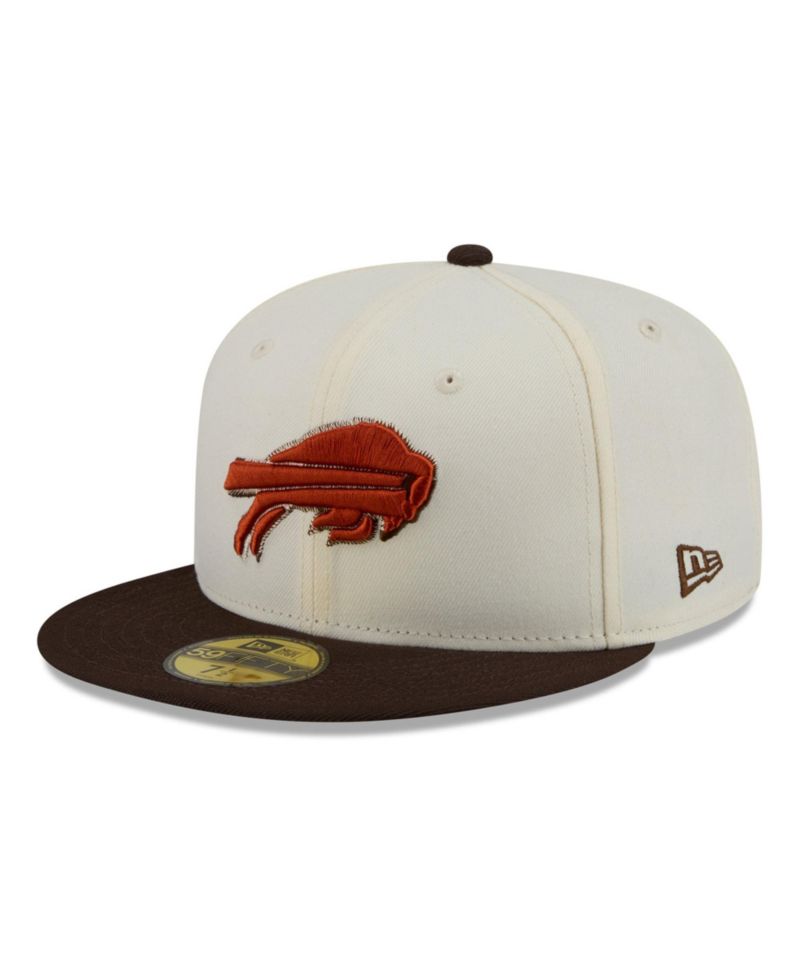 Men's Cream/Brown Buffalo Bills Pumpkin Spice 59FIFTY Fitted Hat