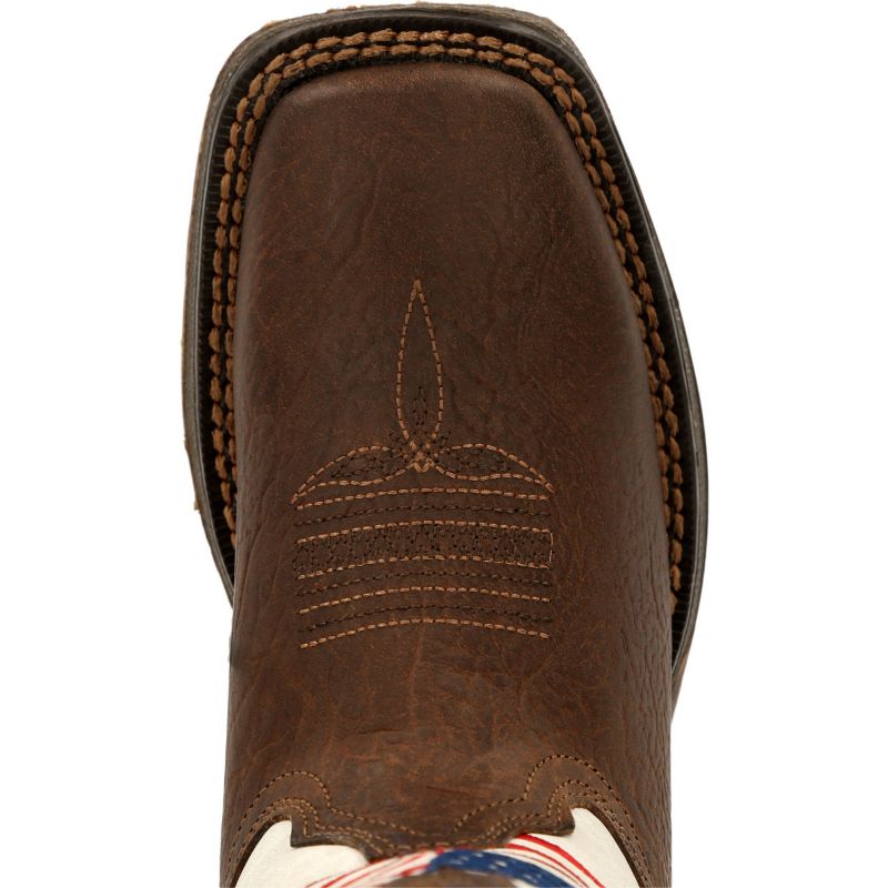 Lil' Rebel by Big Kids Distressed Flag Western Boot