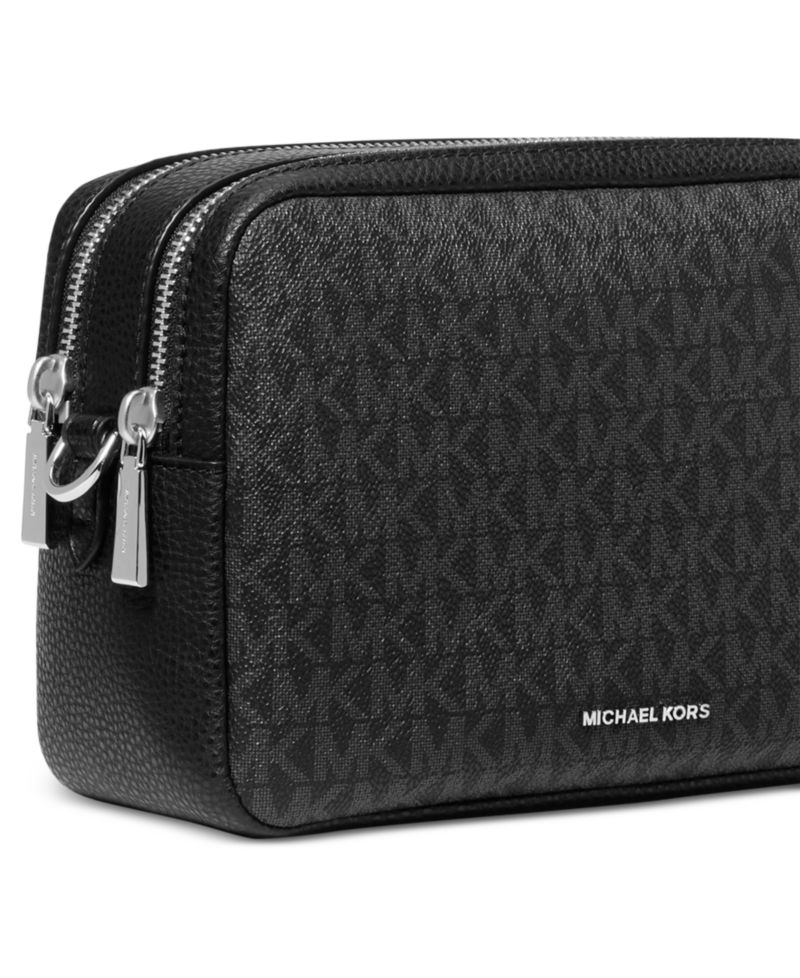 Michael Kors Bryant Medium Double Zip Chain Camera Crossbody Bag