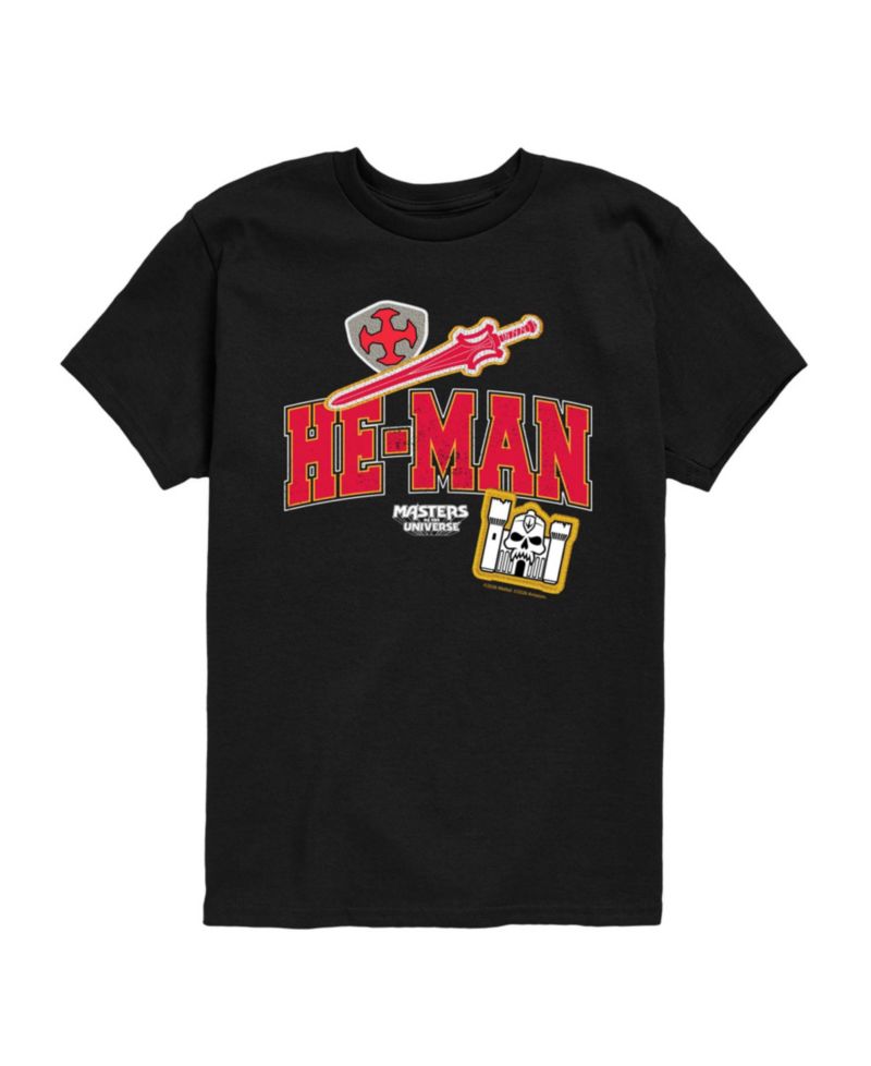 Boys' 8-20 Masters of the Universe He-Man Colligiate Short-Sleeve Graphic T-Shirt