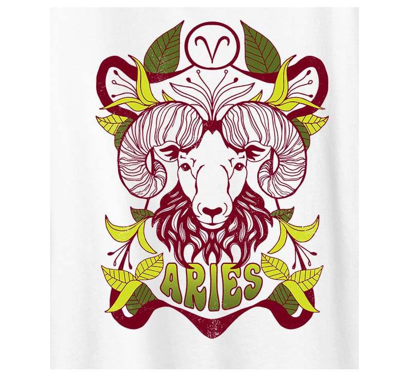 Zodiac Aries Plus Size Graphic T-Shirt