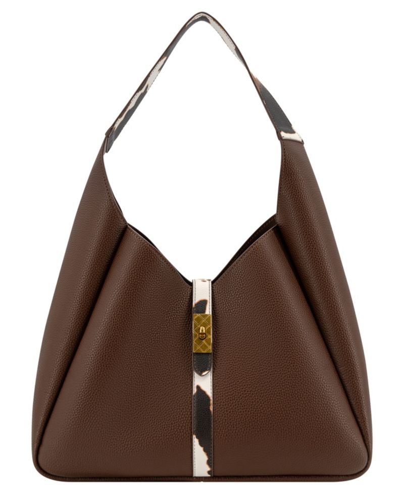 Dakota Western Trim Hobo Medium Tote Handbag
