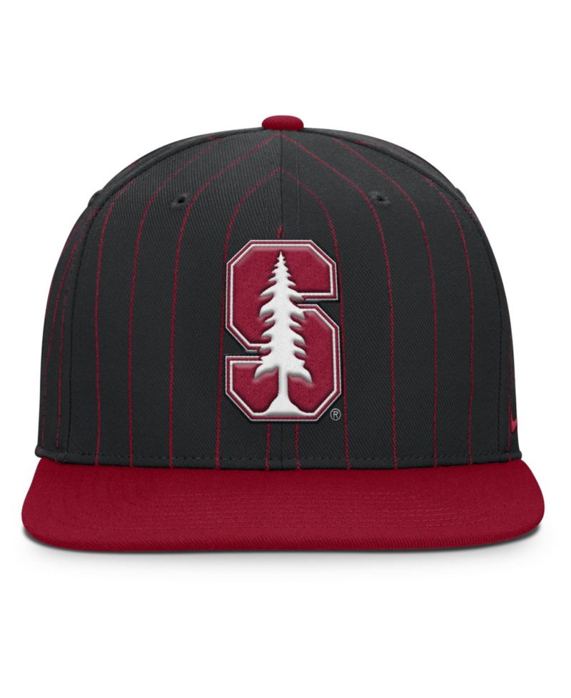 Men's Black Stanford Cardinal 2026 Primetime Pin Stripe 2-Tone snapback Hat