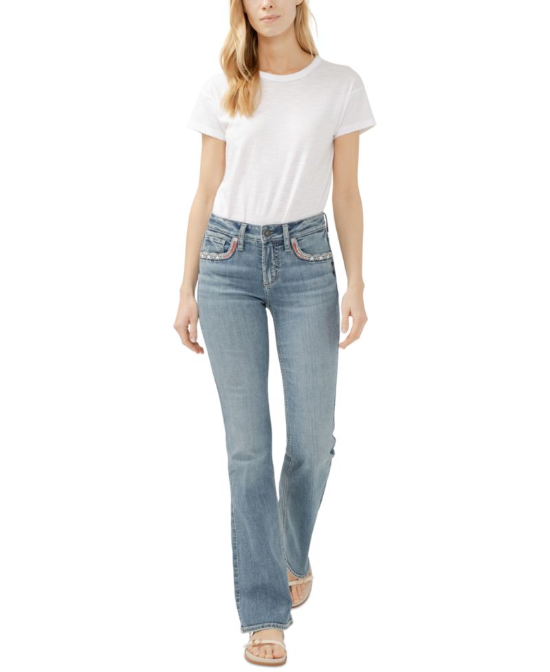 Women's Suki Mid-Rise Curvy Fit Bootcut Jeans