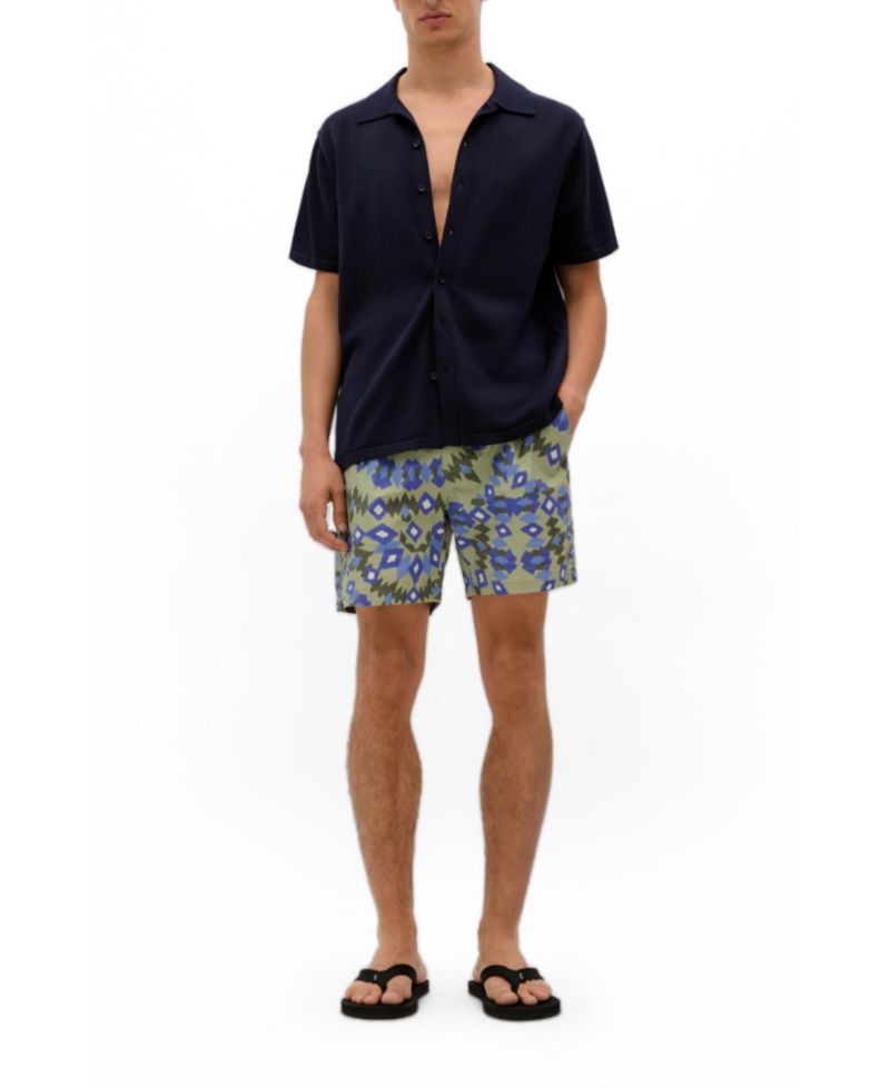 Men's Ikat Lined Swim Trunks