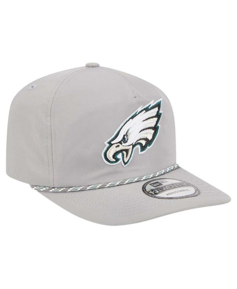 Men's Silver Philadelphia Eagles Rope 19TWENTY Hat