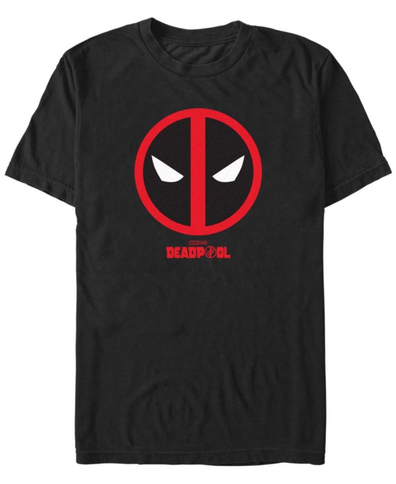 Men's Deadpool3 Emblem Fill Short Sleeve T-Shirt