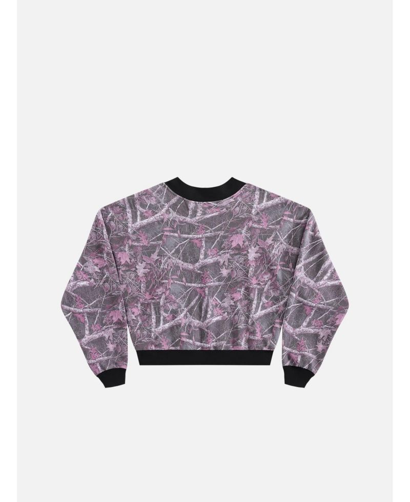 Men's A Boxy Camo Zip Up sweatshirt