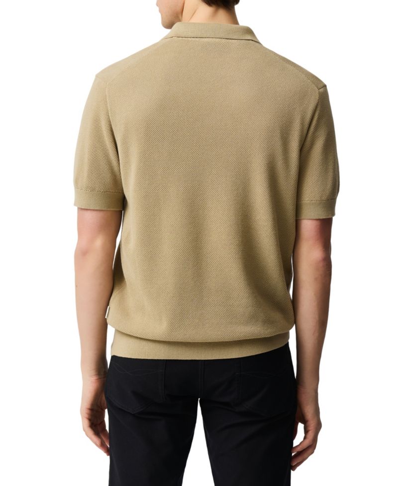 Men's Avalon Cotton Knitted Polo Shirt