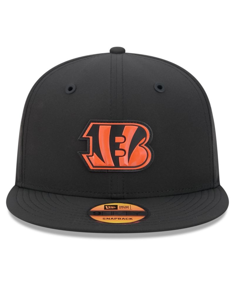 Men's Black Cincinnati Bengals 2026 Sideline 9FIFTY Snapback Hat