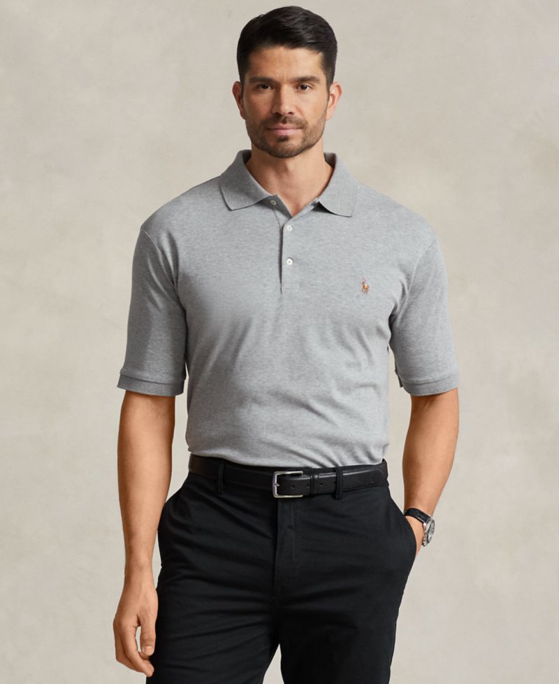 Men's Big & Tall Solid Polo Shirt