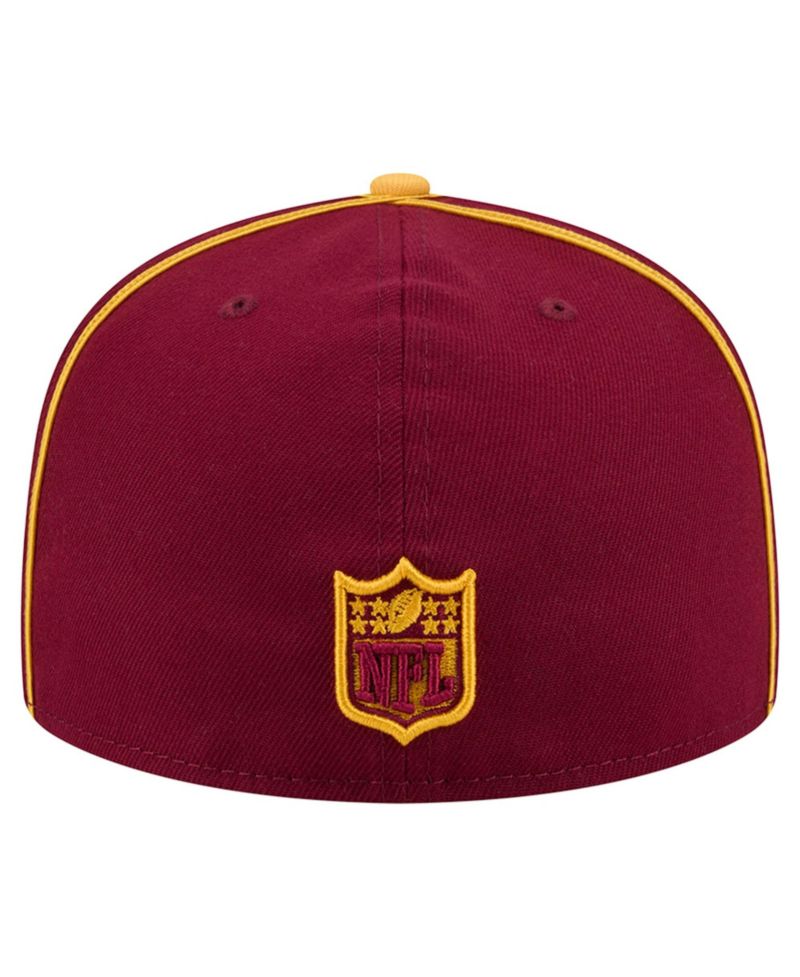 Men's Burgundy Washington Commanders Soutache 59FIFTY Fitted Hat