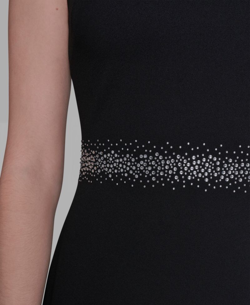 Women's Ruffled-Hem A-Line Dress