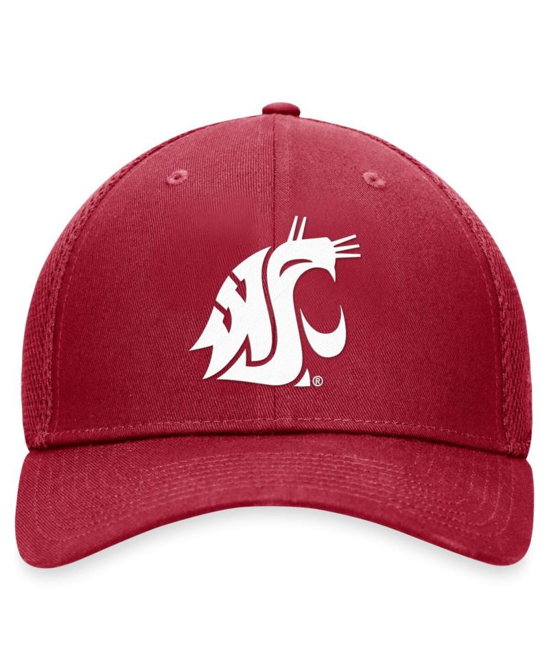 Men's Crimson Washington State Cougars Spacer Flex Hat