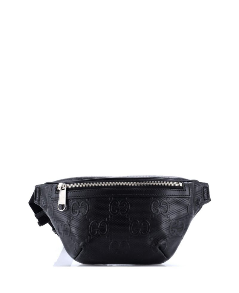 Small Belt Bag GG Embossed Perforated Leather