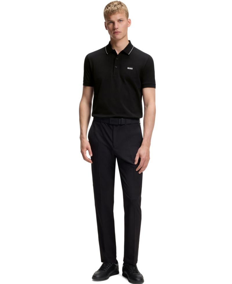 Men's Tonal Logo Slim-Fit Polo Shirt