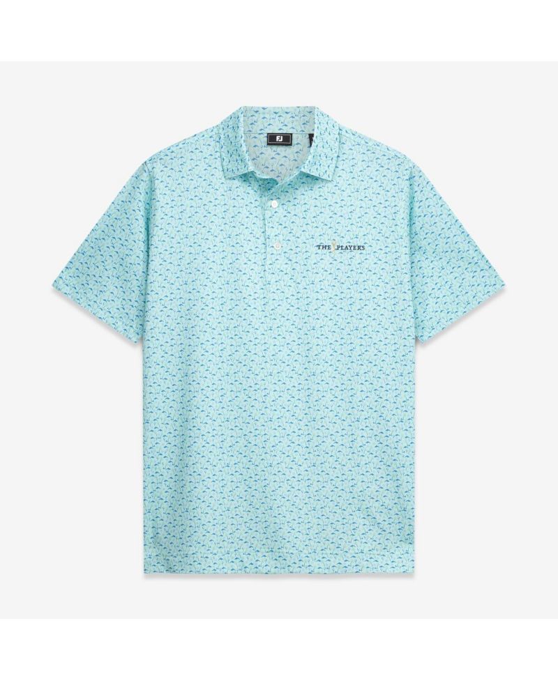 Men's Mint THE PLAYERS All Over Print ProDry Polo Shirt