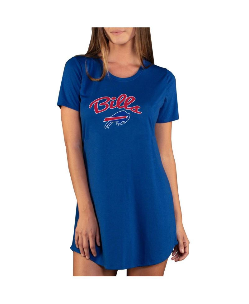 Women's Royal Buffalo Bills Marathon Knit Nightshirt