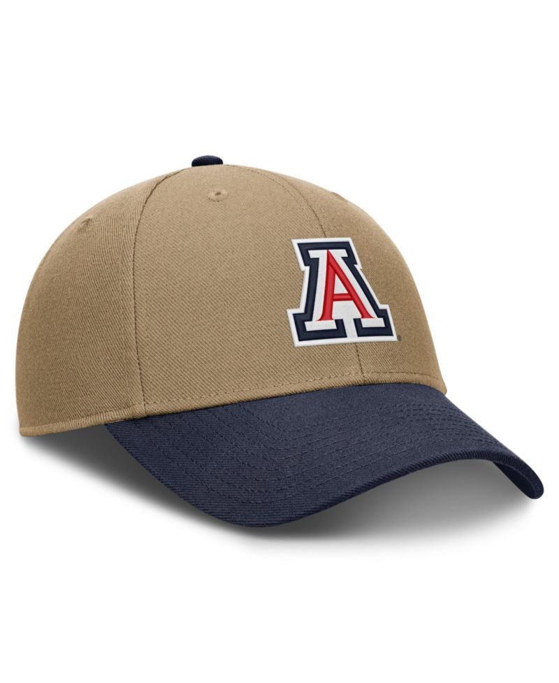 Men's and Women's Beige/Navy Arizona Wildcats Primetime Rise Dri-FIT Adjustable Hat