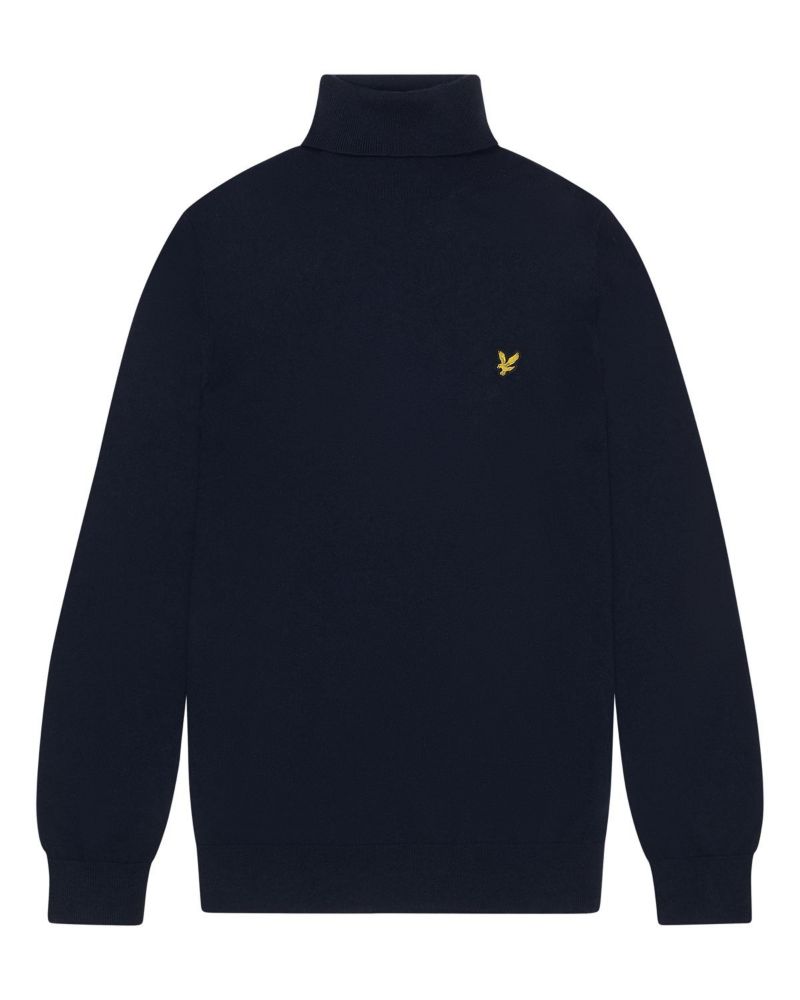 Men's Cotton Merino Turtleneck Sweater