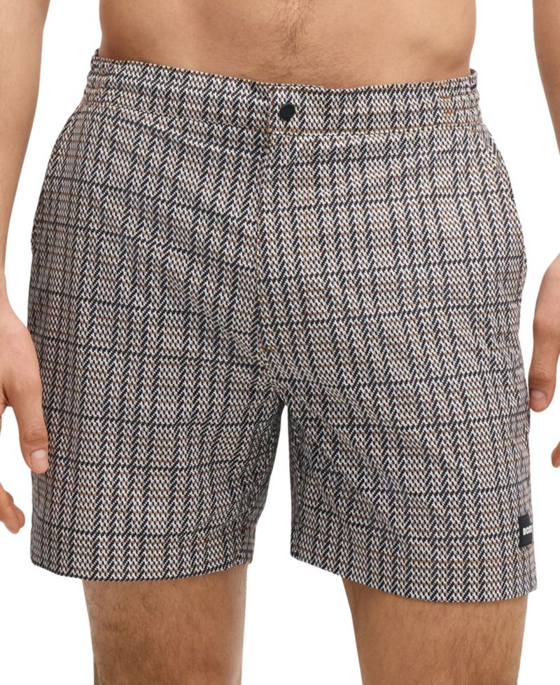 Men's Micro-Print Swim Shorts