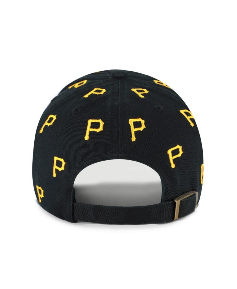 Women's Black Pittsburgh Pirates Confetti Clean Up Adjustable Hat