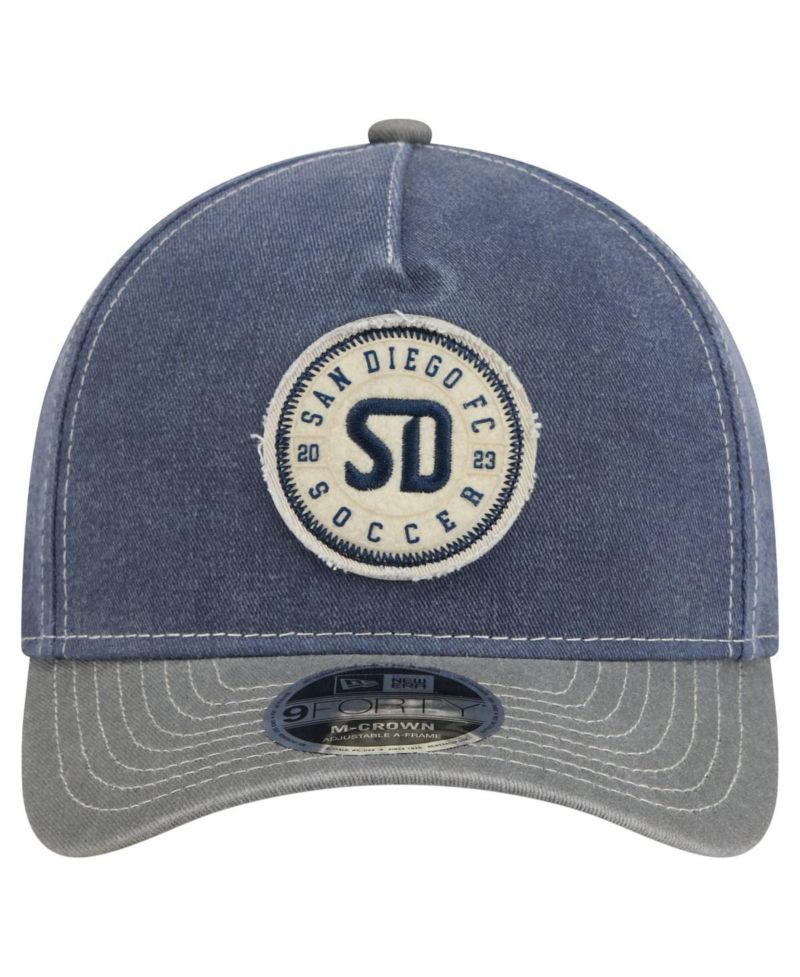 Men's Navy San Diego FC Jersey Hook 9FORTY Adjustable Hat