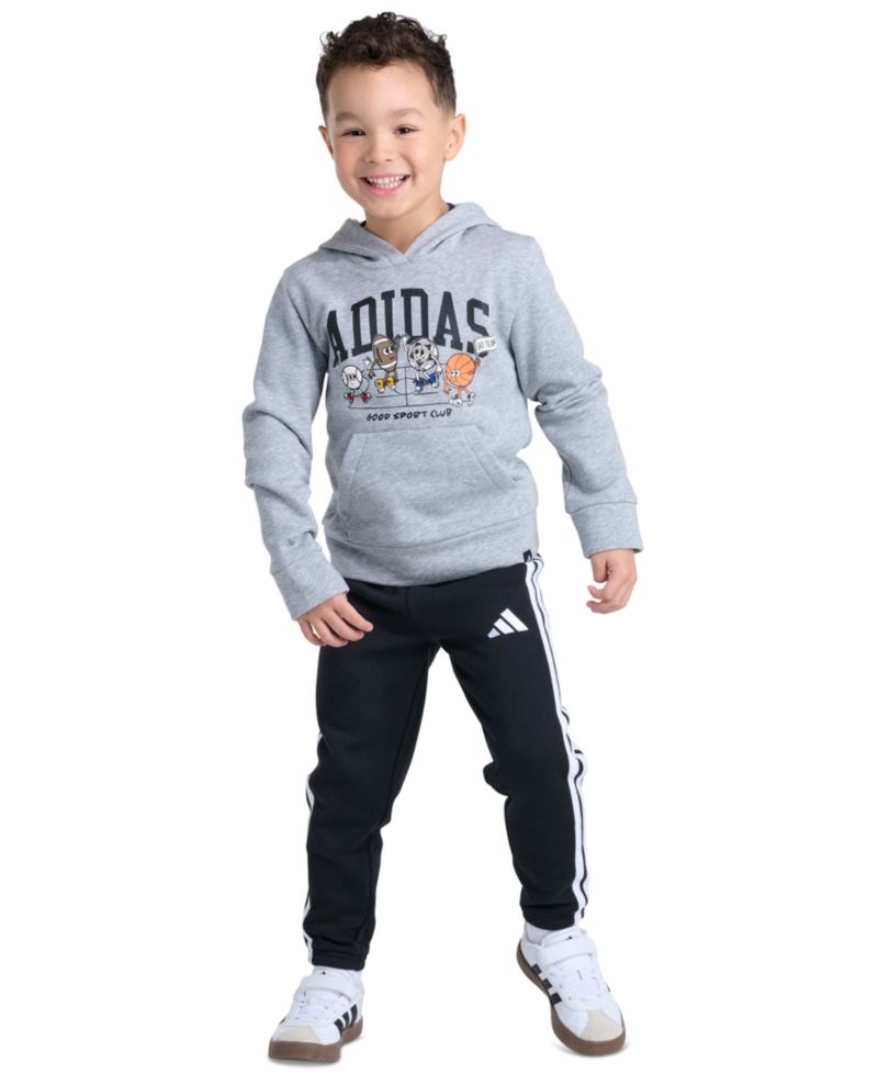 Boys' 2T-7 Long-Sleeve Hoodie and Pants, 2-Piece Set