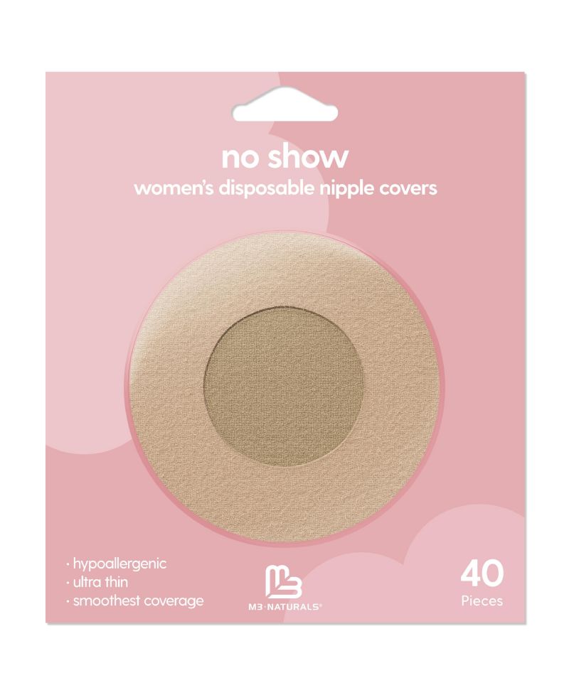 Disposable Nipple Covers for Women | Hypoallergenic & Breathable Nipple Covers | Seamless, Single-Use & Medical Grade, 40 Count