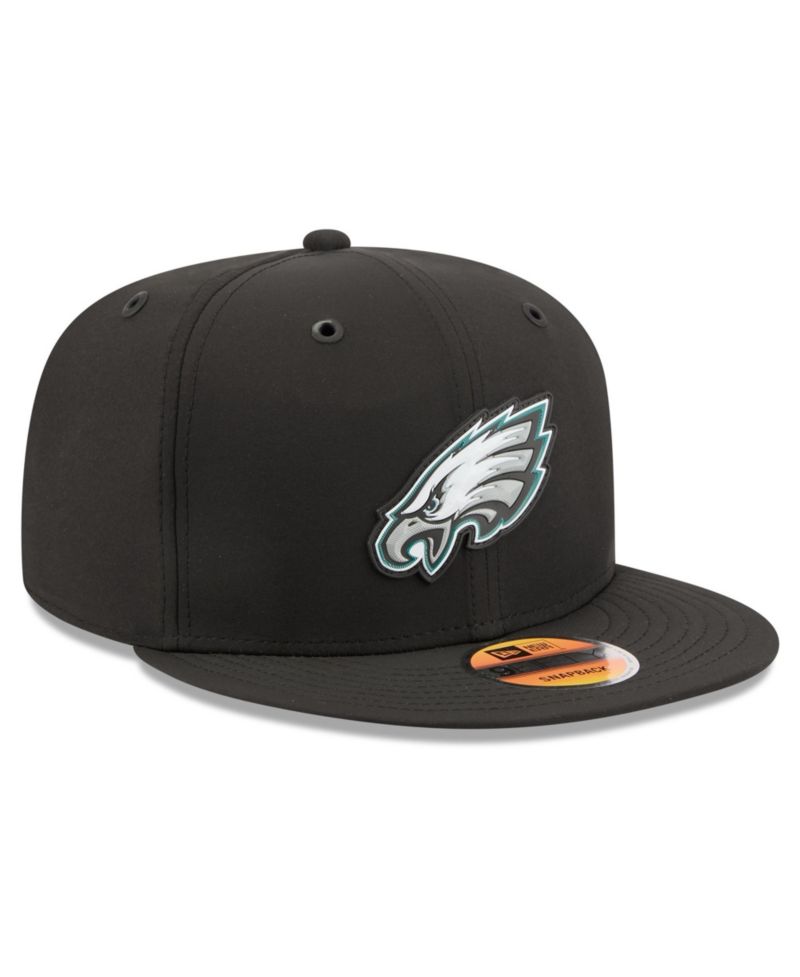 Men's Black Philadelphia Eagles 2026 Sideline 9FIFTY Snapback Hat