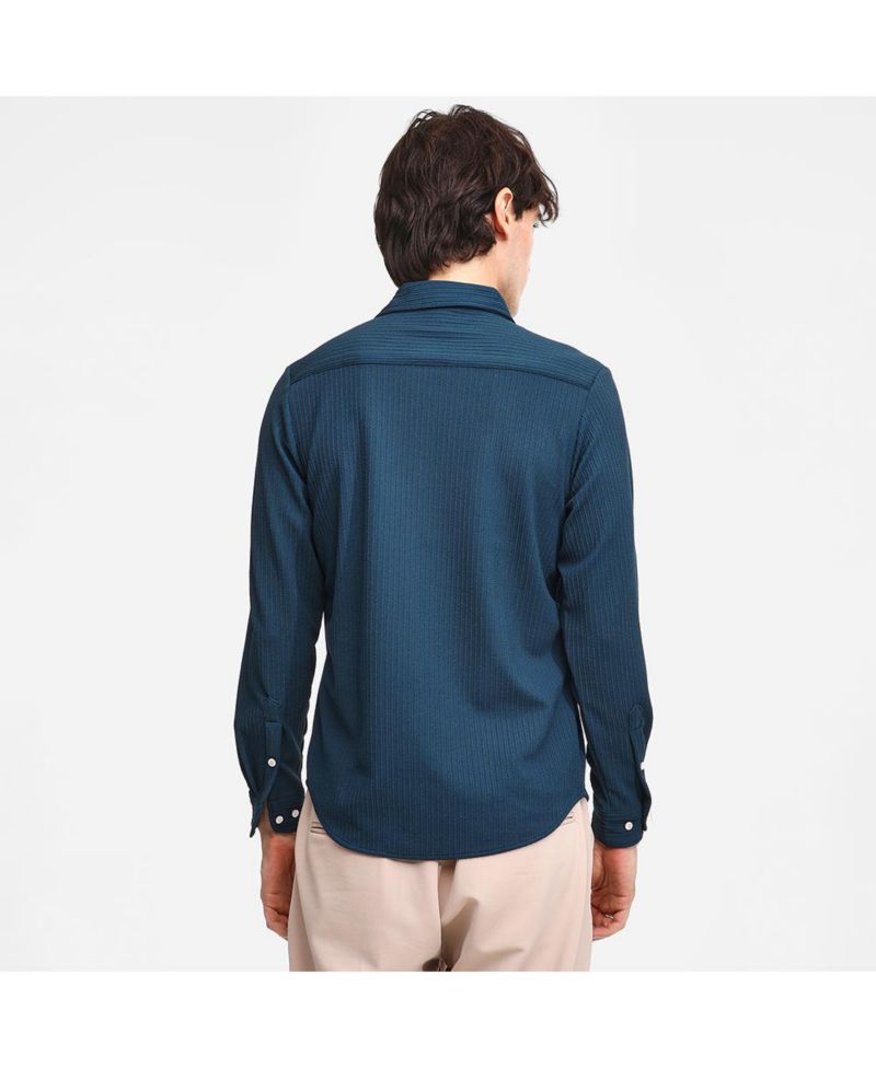 Men's Stripe-Creased Shirt