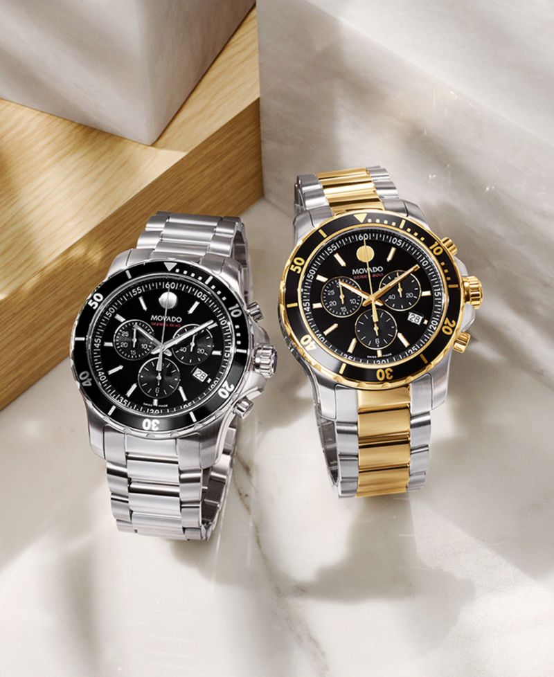 Men's Swiss Chronograph Series 800 Performance Steel Bracelet Diver Watch 42mm
