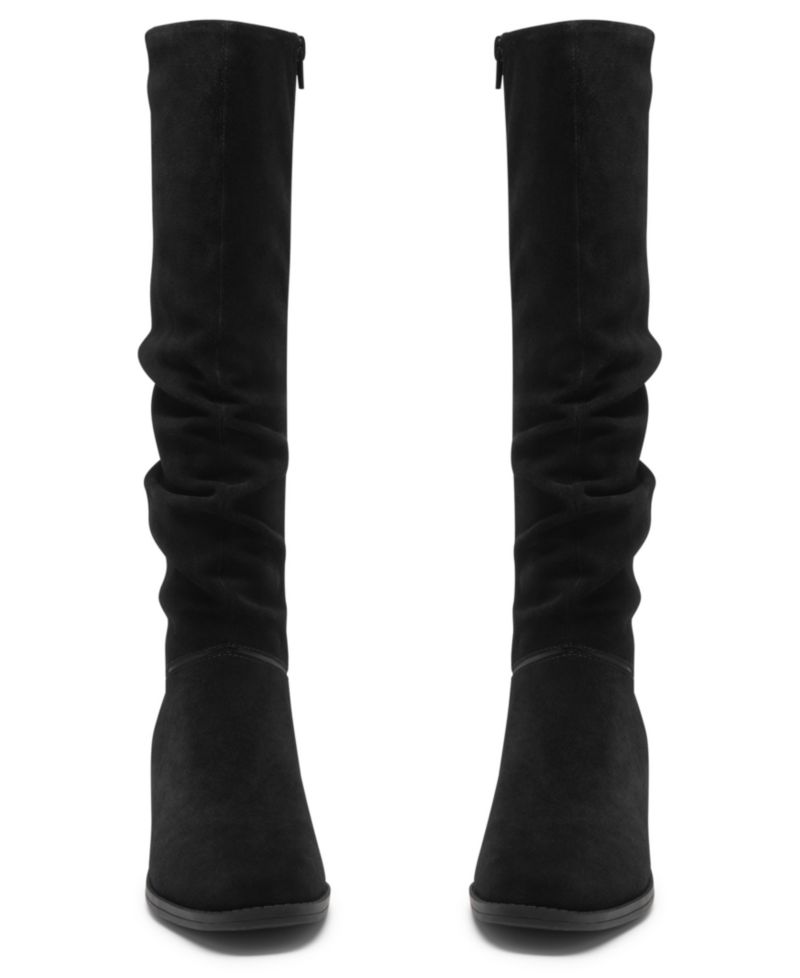 Women's Danyelle Rose Knee-High Square Toe Suede Boots
