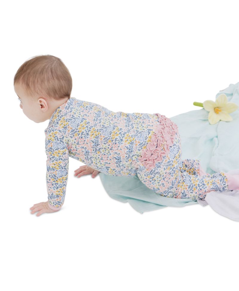 Baby Girls' Chelsea Ruffle Footie Long-Sleeve Coverall